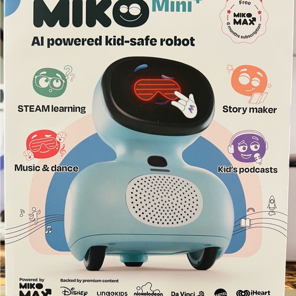 Other - Mini Blue AI-Powered Kid-Safe Robot